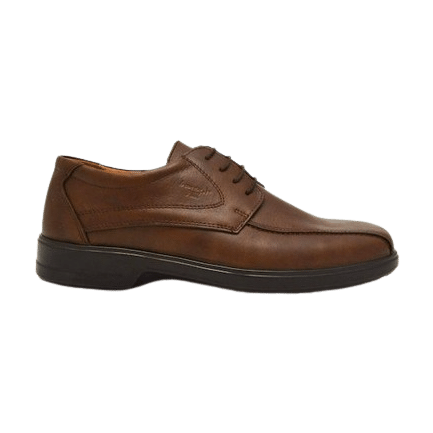 Boxer Δερμάτινα Ανδρικά Casual Παπούτσια Ανατομικά Καφέ - Image 6
