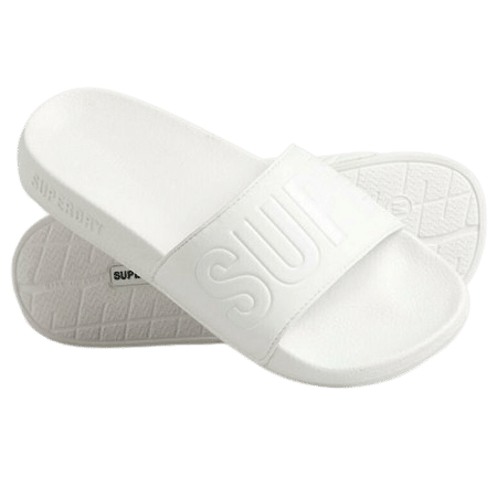 Superdry Slides σε Λευκό Χρώμα