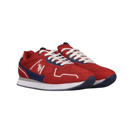 U.S. Polo Assn. NOBIL004-RED-DBL01 Ανδρικά Sneakers Κόκκινα - Image 5