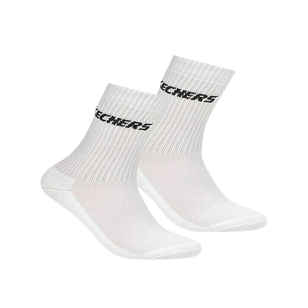 Skechers Unisex Μονόχρωμες Κάλτσες Μαύρες 2Pack - Image 2