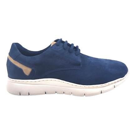 Kricket Δερμάτινα Ανδρικά Casual Παπούτσια Ανατομικά Μπλε